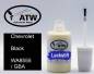 Preview: Chevrolet, Black, WA8555 / GBA: 20ml Lackstift, von ATW Autoteile West.